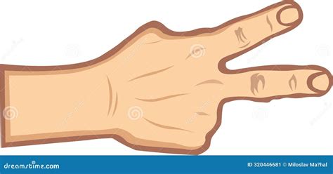 hand gestures vector cartoon hands rock paper scissors hand game