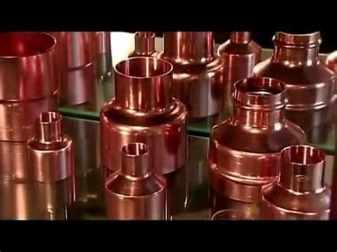 Производство медных труб - YouTube