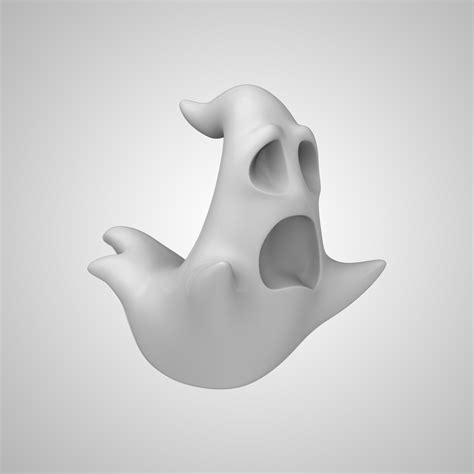 Kreskówka duch V2 model 3D $32 - .3ds .c4d .fbx .obj .stl .unknown - Free3D