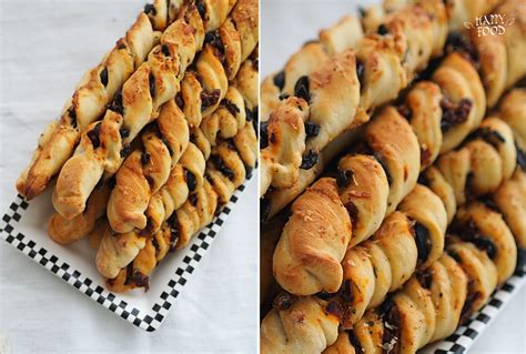 Хлебные палочки с вялеными томатами, тимьяном и маслинами: my_happyfood ...