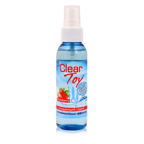 Очищающий спрей "Clear Toy" с ароматом клубники