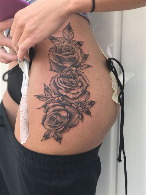 Small Rose Thigh Tattoos For Women - Best Tattoo Ideas | Rose tattoo ...
