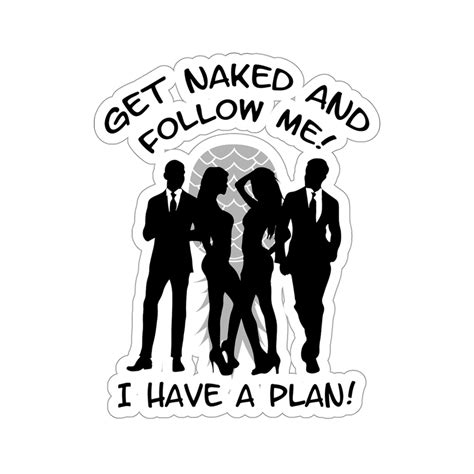 Swinger Lifestyle Sticker Get Naked and Follow Me I Have a - Etsy
