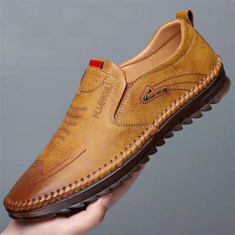 2023 spring new leather shoes non-slip business casual men's shoes in ...