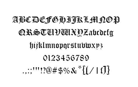 Cloister Black Font Free Download