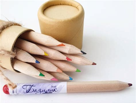 mini карандаши в тубусе