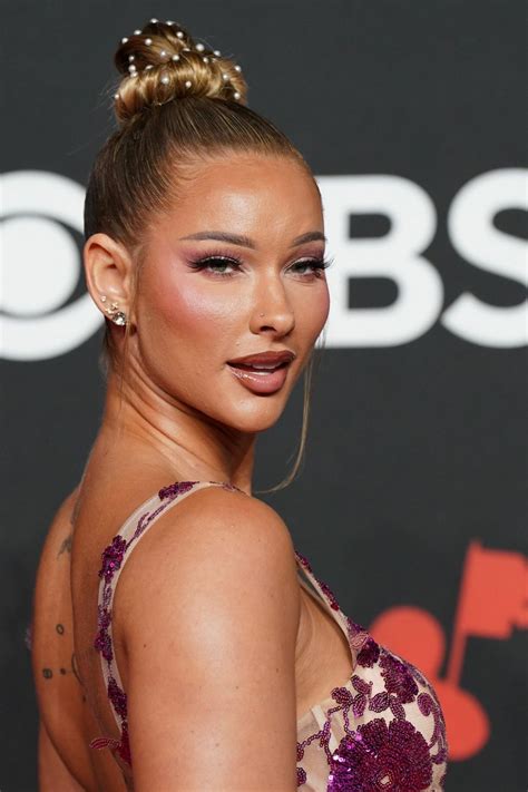 Lauren Wood Sequined Floral Mini Shines at 2025 MTV VMAs Red Carpet