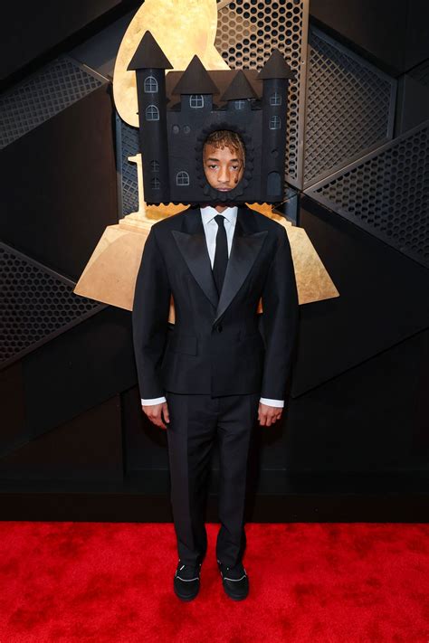 Jaden Smith Wears a House on His Head on 2025 Grammys Red Carpet | Us