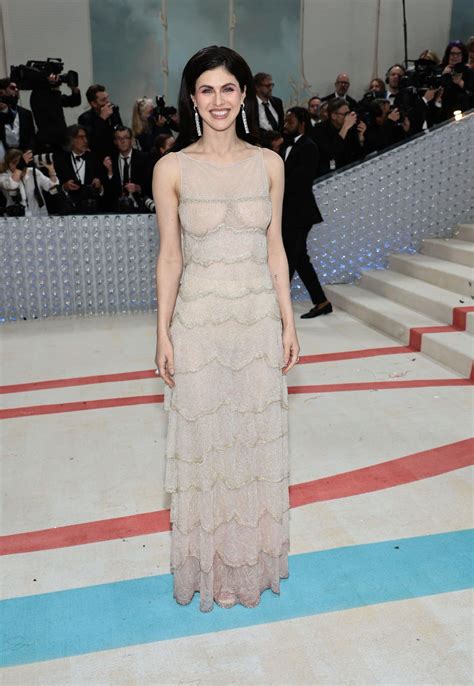 Alexandra Daddario at the 2023 Met Gala Tonight : r/TheWhiteLotusHBO