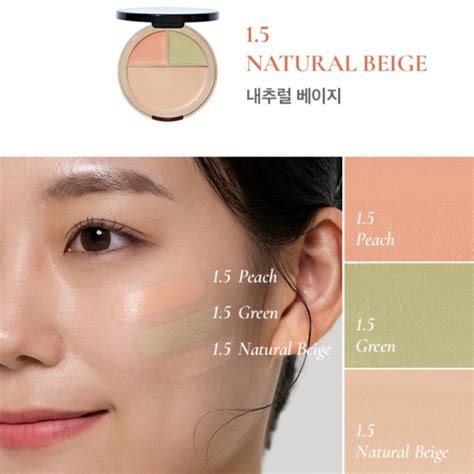 the SAEM Cover Perfection Triple Foundation Balm dual brush Set [#3 ...