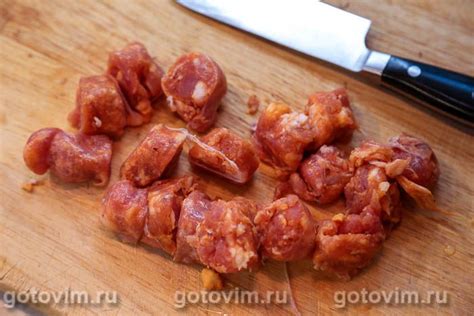 Спагетти с грибами и колбасками. Рецепт с фото