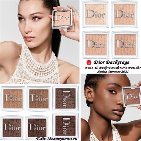 Новая пудра Dior Backstage Face & Body Powder-No-Powder Spring Summer ...
