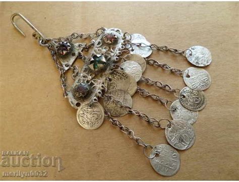 Женски накит за кърпа, трепка, висулка носия кучка | Antique jewelry ...