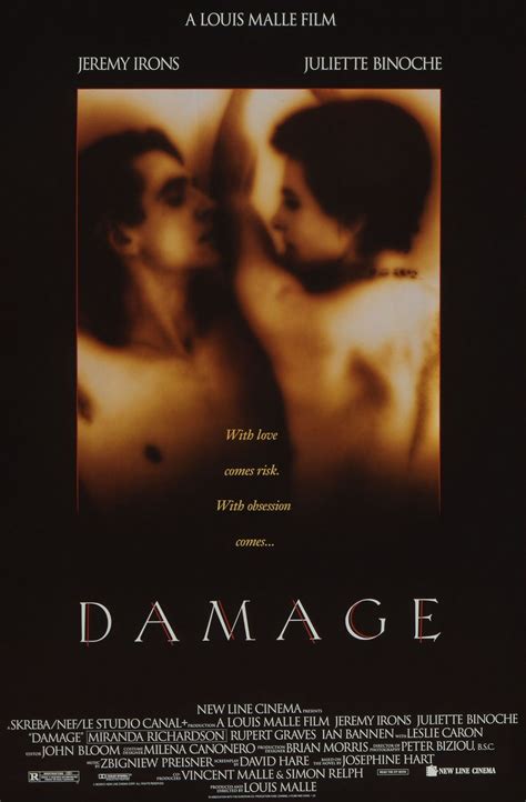 DAMAGE (1992). | Damage movie, Film, Movie posters