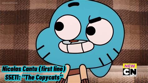 First and Last Lines of Gumball's Voice Actors (TAWOG) - YouTube