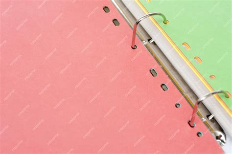 premium photo open ring folder