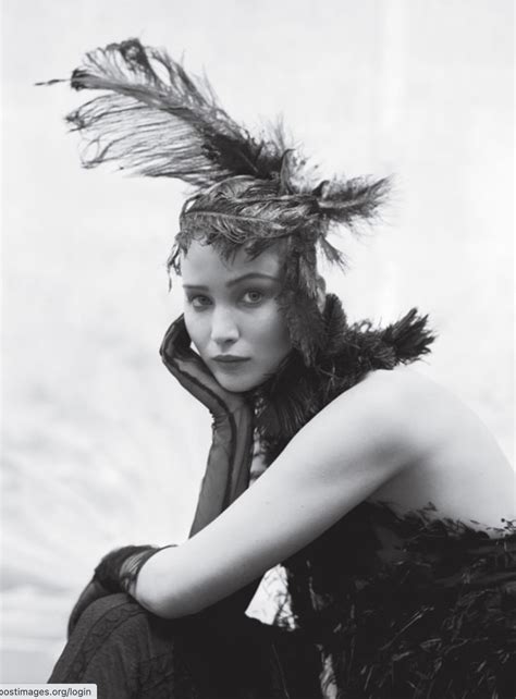 Jennifer Lawrence as Exotic Birdie by Tim Walker | W Magazine October