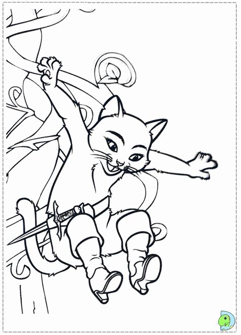 Pus In Boots Colouring Pages - Coloring Home