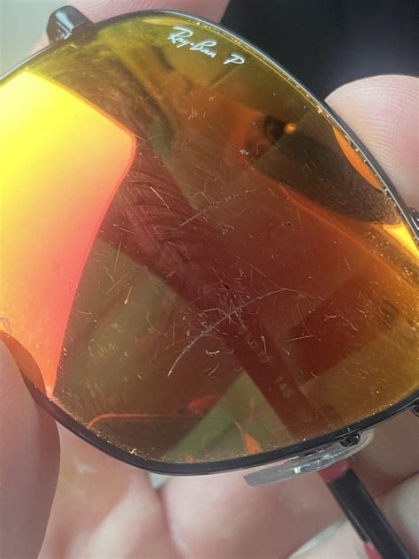 Is there any way to fix these scratches? : r/rayban