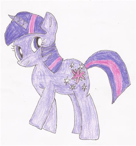 Twilight Sparkle (Unicorn) Pony Drawing by KittyJewelpet78 on DeviantArt