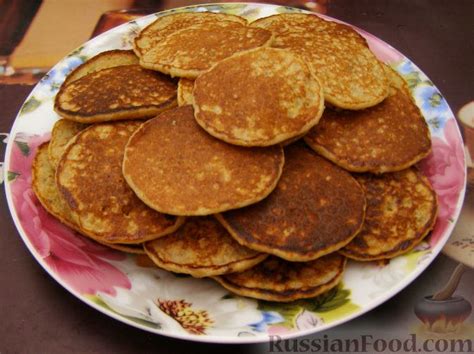 Оладьи овсяные, рецепты на RussianFood.com: 53 рецепта овсяные оладий