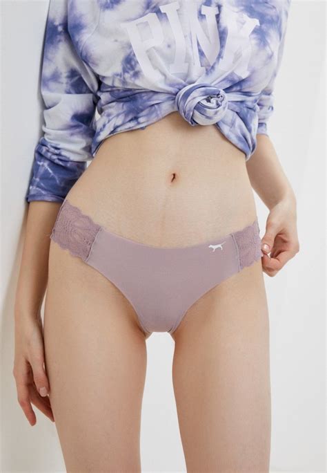 Трусы Victoria's Secret Pink, цвет: фиолетовый, RTLABZ913201 — купить в ...
