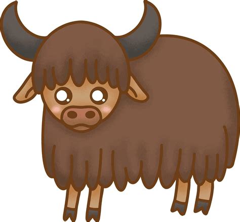 yak clip art 8