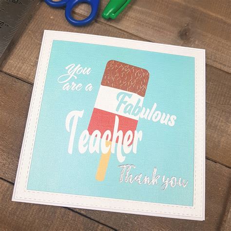 I Will Miss You Cards For Teachers