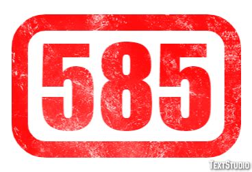585 Text Effect and Logo Design Number