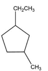 Give the IUPAC name for the depicted cycloalkane. | Homework.Study.com