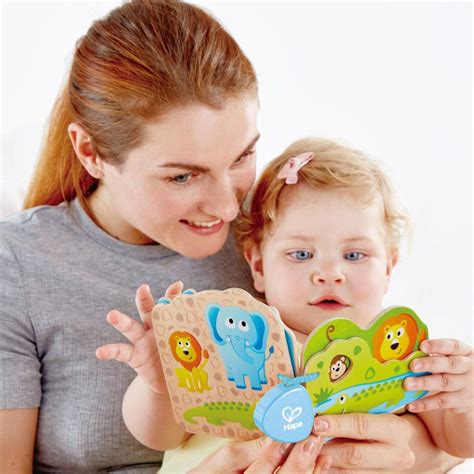 Игрушка-книга Hape "Дикие животные" купить в интернет-магазине Bunny Hill
