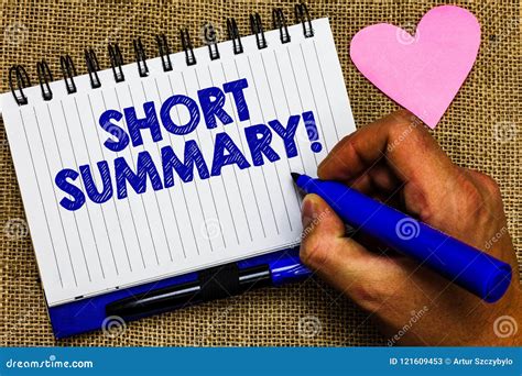 writing note showing short summary motivational call business photo