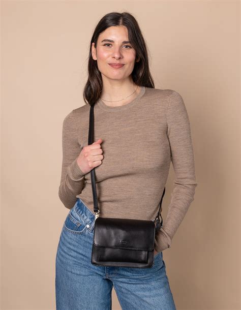 Harper Mini - Black Classic Leather