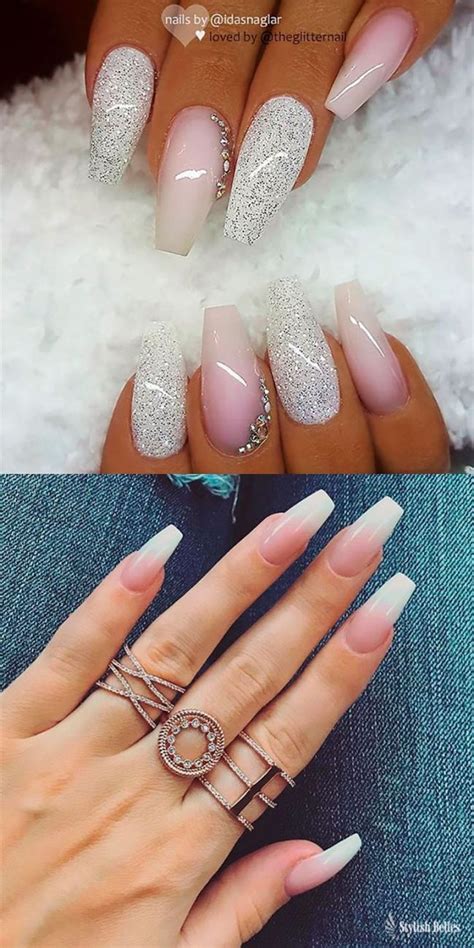 Uñas Acrilicas Blancas Y Rosas | Diseño De Uñas