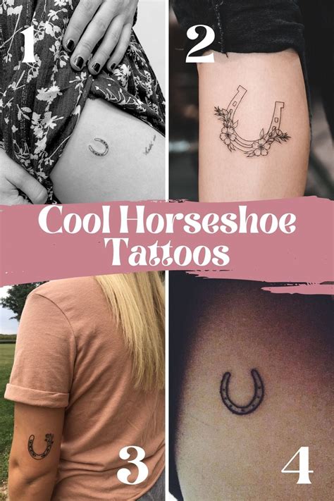 23 Lucky Horseshoe Tattoo Ideas + Designs - Tattoo Glee