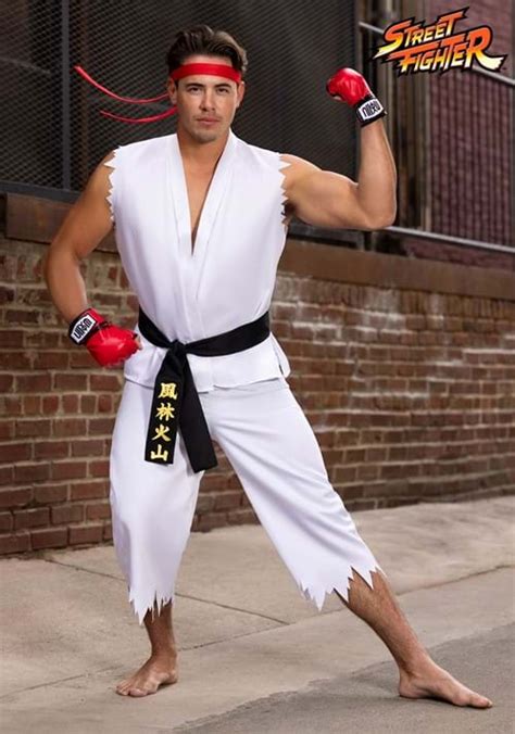 Street Fighter Ryu Costume for Adults