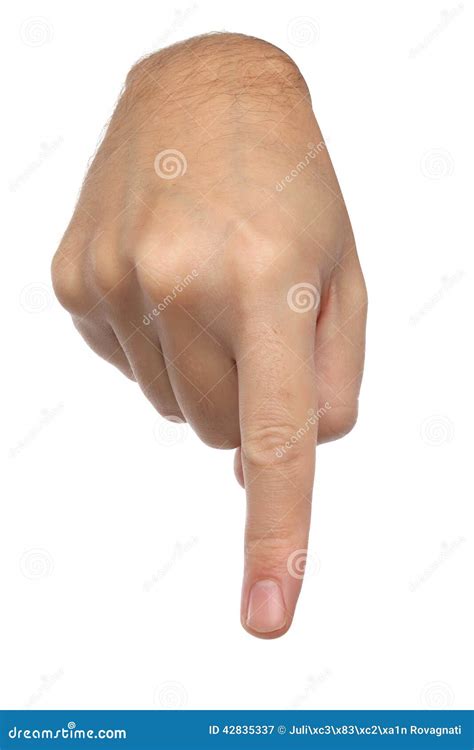 hand signs male finger pointing  stock image image  wrist