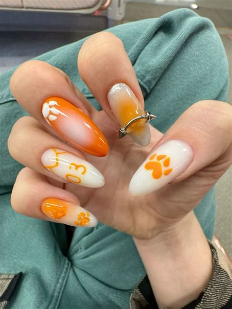All for the game nails//все ради игры ногти | Ногти лисы, Ногти, Маникюр