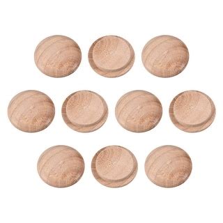 50 Pcs 13/16 Inch Cherry Hardwood Furniture Plugs Wood Button Top Plugs ...