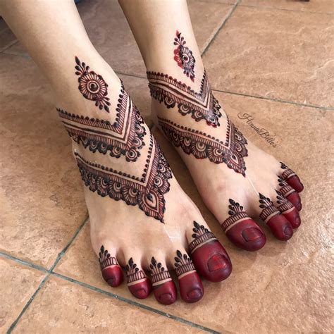 Leg Mehndi Designs For Bride - Design Talk
