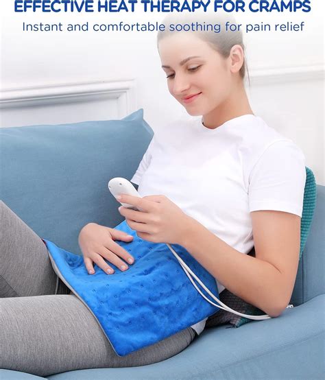 Comfytemp Electric Heating Pad XL 12x24in - 9 Heat Levels, 11 Timers ...