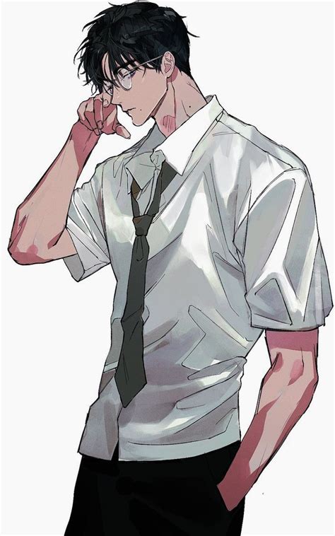 pin  anime guys