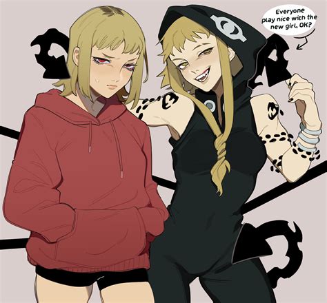 sawatari akane and medusa gorgon (chainsaw man and 1 more) drawn by