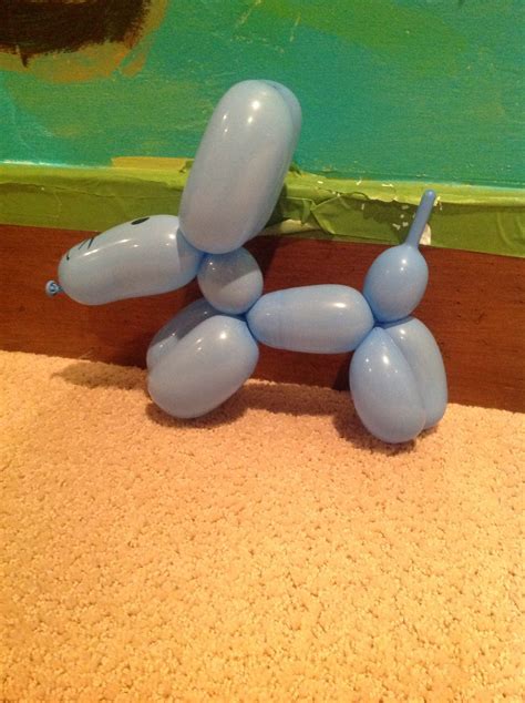 how to make a dog animal balloon