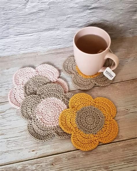 30 Free Crochet Coaster Patterns - Sarah Maker