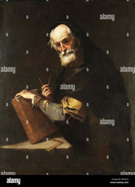 Jusepe de Ribera A philosopher Stock Photo - Alamy