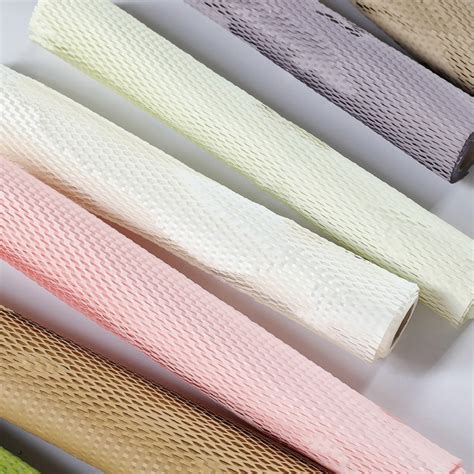 honeycomb paper roll wrapping paper flower mesh bouquet paper gift