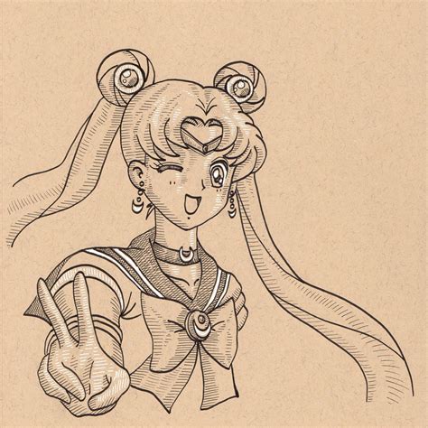 sailor moon drawing 1