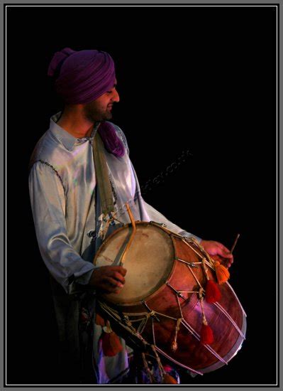 Dhol Drum and Drummer fine art photo