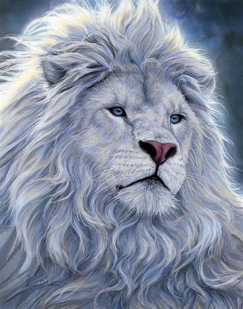 белый лев | Lion pictures, Lion painting, Lion art